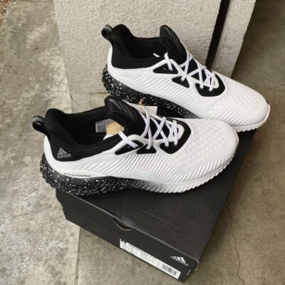 Size 10.5 - adidas Alphabounce 1 White Black Speckled for
