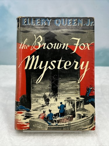 The Brown Fox Mystery (1948) Ellery Queen HCDJ akzeptabler Zustand