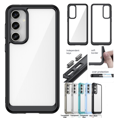 For Samsung Galaxy S26 S25 FE S24 S22 Shockproof Phone Case W/ Screen Protector