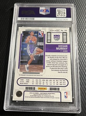 その他 panini flux keegan murray RC /10 PSA10 2022-23 Keagan Murray PSA 10 Panini Contenders Autographs Premium
