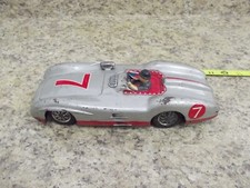 Vintage Tin ORIGINAL Automobile 7 Racer 1950's Race Car Toy