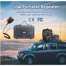 10 watt GMRS Mobile Repeater by PandaPTT IP67 Full Duplex