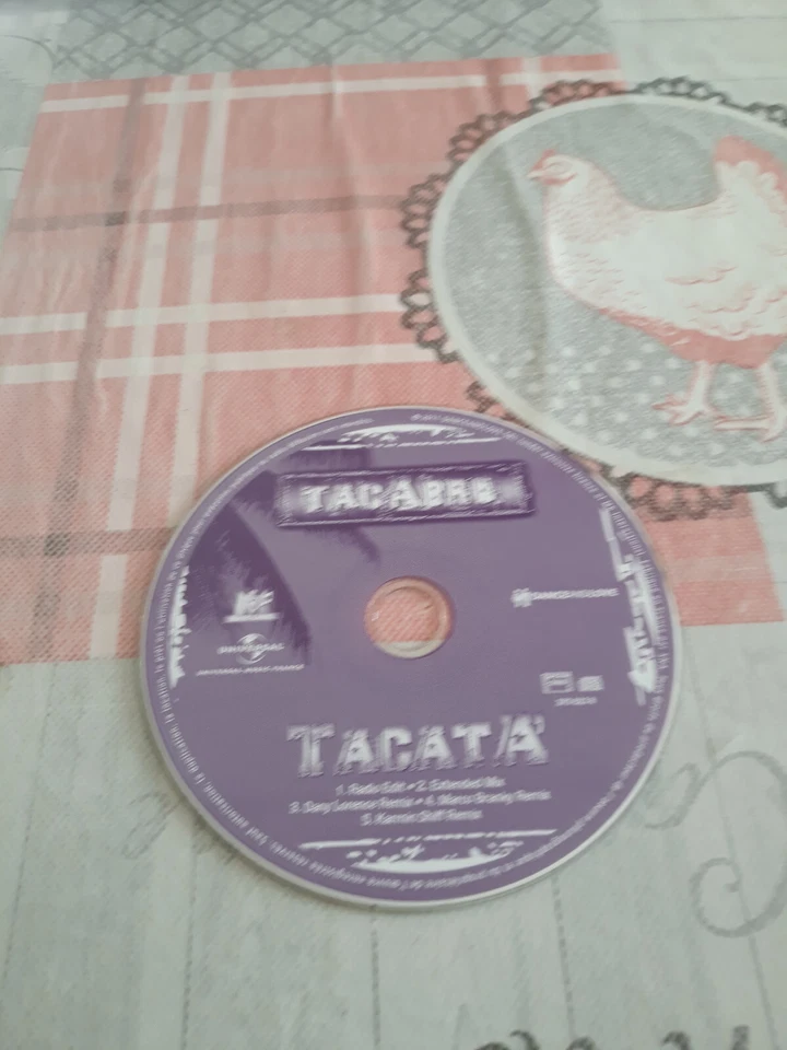 Tacata: Tacabro cd - Un CD single de musique électronique et latine - Photo 2/4