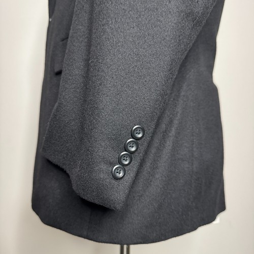 Jos. A. Abrigo Blazer Chaqueta Hombre Bank 43R Negro 100% Cachemira Deportivo 2 Botones - Imagen 3 de 11