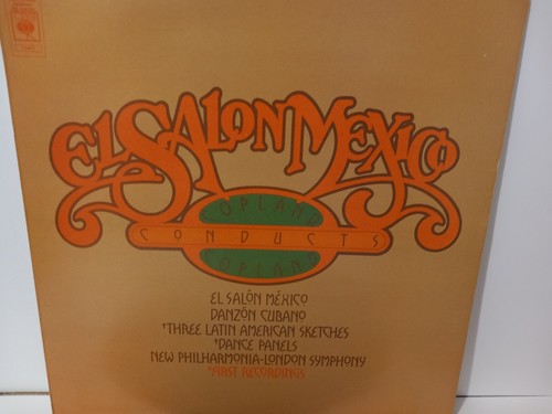 Aaron Copland El Salon Mexico Danzon Cubano Three Latin American Sketches Lp - Foto 3 di 5
