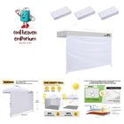 Canopy Sidewalls 10 * 10 ft, 3PCS Sunwalls with 210D Oxford Cloth, UV Protect...