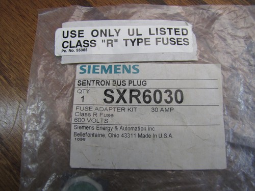 Kit Adaptador Fusible Siemens 600v 30amp para Fusibles Clase "R" SXR6030 - Imagen 3 de 3
