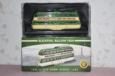 " ATLAS EDITIONS "  1:76 SCALE  TRAMS OF THE WORLD  ( BLACKPOOL BALLOON TRAM ).