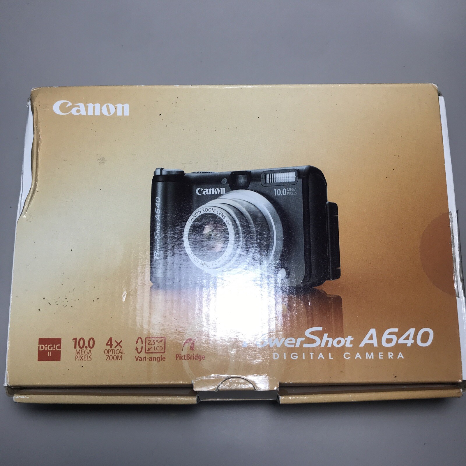 Canon PowerShot A640 10.0MP Digital Camera Black for sale online eBay