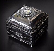 SPIRITED AWAY BLACK METAL TIN ALLOY SQUARE MUSIC BOX : ALWAYS WITH ME