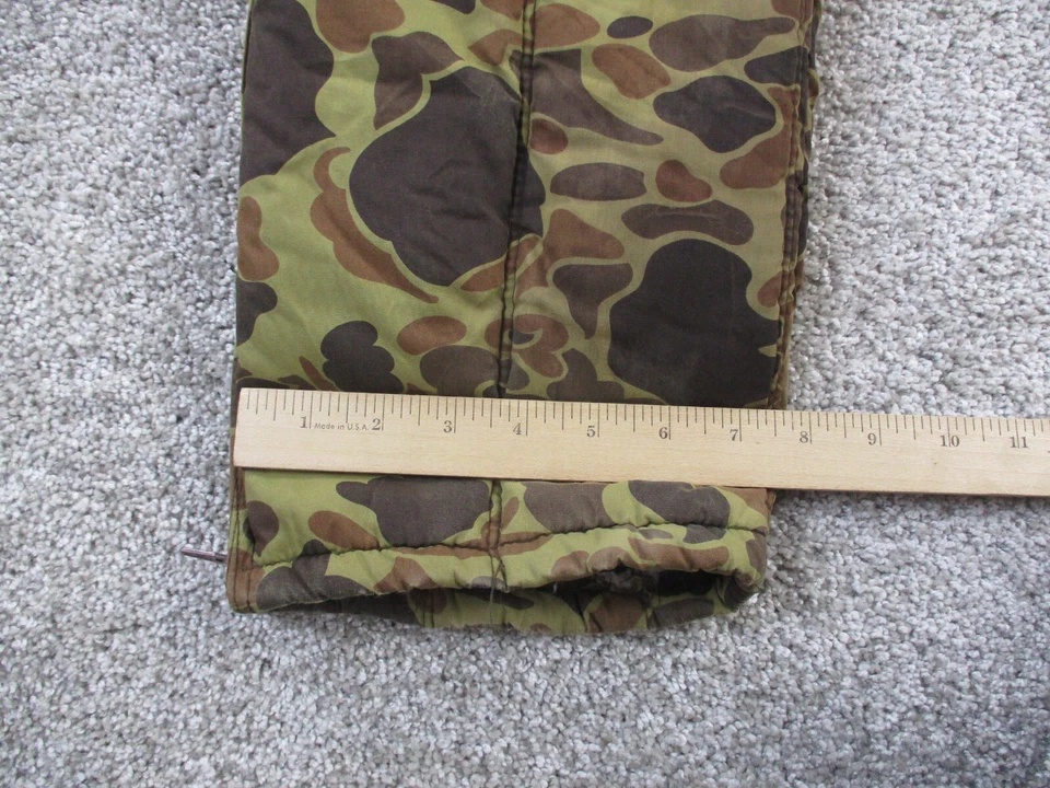 Vintage Red Head Camo Insulated Coveralls Mens Large Pockets EUC - Image 2 of 4