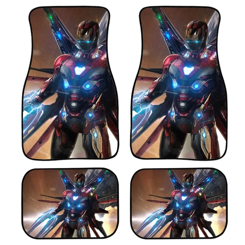 Iron Man Marvel Not-Slip Car Floor Mats