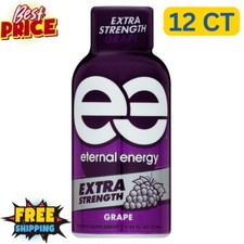 Eternal Energy Shot Extra Strength Grape 1.93 Oz 12 Count