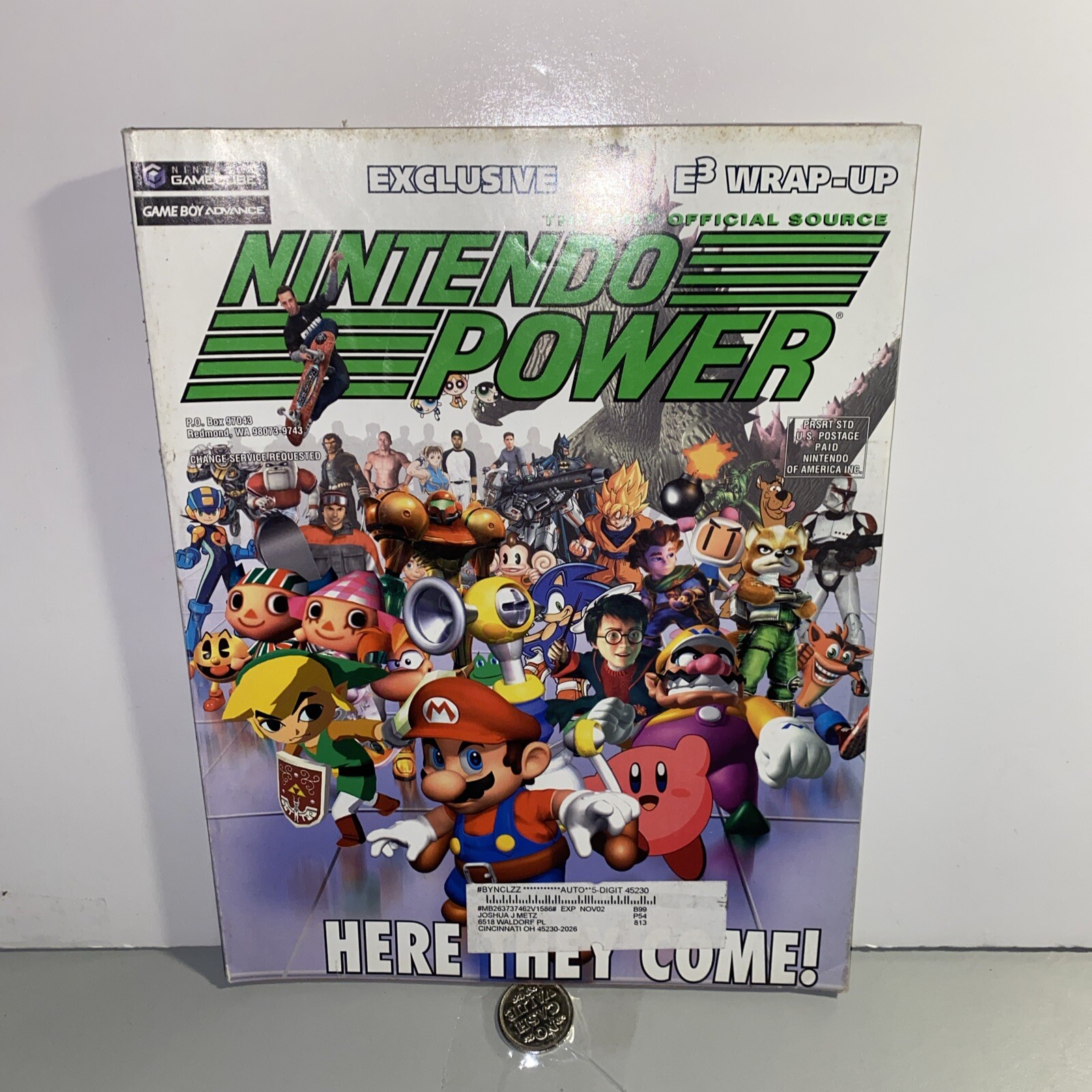 NINTENDO POWER MAGAZINE #158 Animal Crossing E3 Wrap Issue INTACT SP ...