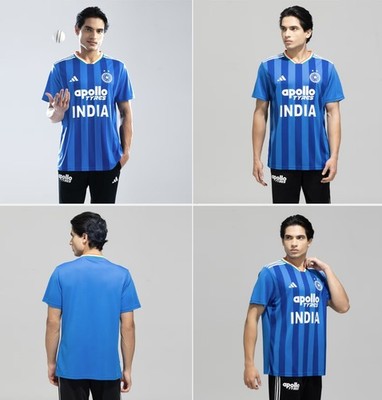 2026 Official Adidas India Cricket Shirt T20 Fan Jersey LARGE - NEW AUTHENTIC