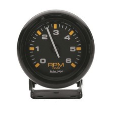 Autometer Tachometer 6000 Rpm 2-34 In Dia Auto Gage Electric Analog Black Face