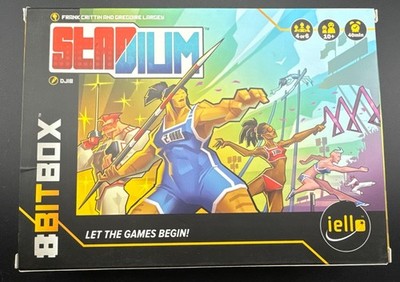 Eight Bit Box: Stadium Board Game -Very Good Box New Unused Contents, 4-6 Player