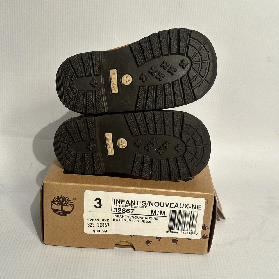 Timberland Botas: 32867 Infantil Cuna Botines Trigo Nubuck Talla 3 Foto 2 de 4