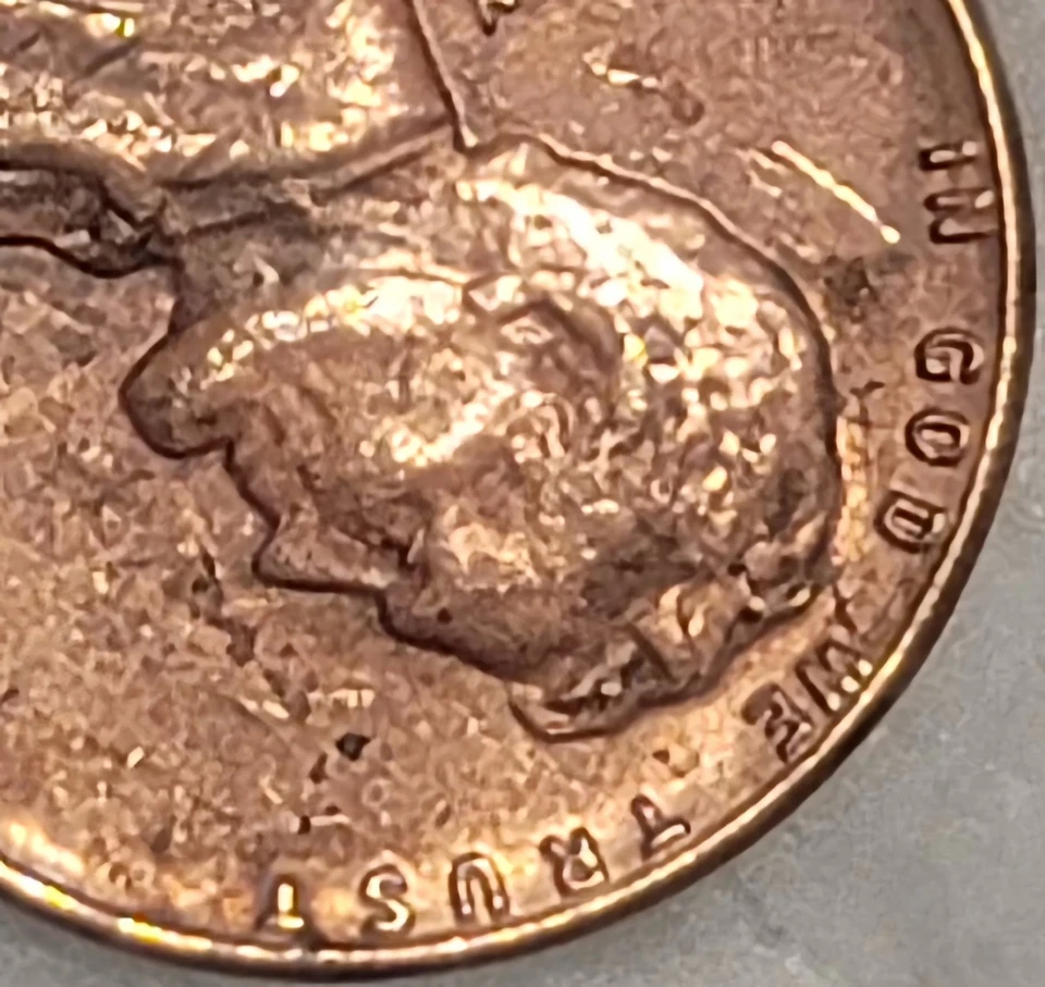 1959 No Mint Mark  Lincoln RB Penny Error “L”  In Lib & Letter on  Rim - Errors - Image 4 of 4