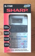 NEW Sharp EL-1750V Two-Color Printing Calcula...