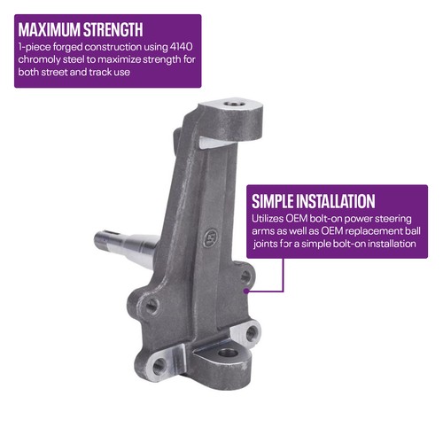 SPEEDWAY 91035001 G COMP 2”DROP SPINDLES FOR GM A/F/X BODY STYLES (PAIR ...