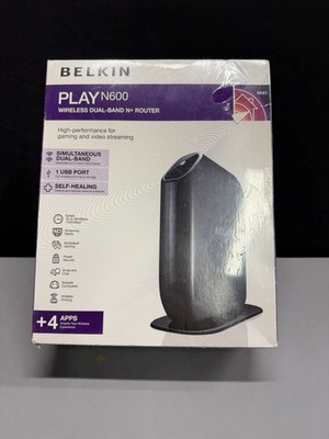 Belkin F7D8302 Play N600 300 Mbps 1-Port 10/100 Wireless N Router NEW & SEALED!