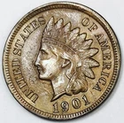*1901 INDIAN HEAD CENT* *GEM BU+++* *RB* NR #S1238