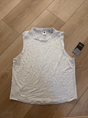 Five The Label Dance ware Xs Authentic Danny Lawn Light Gray Tank Top Shirt Girl