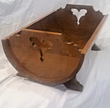 Tell City Chair Co Maple Cradle Rack Vtg 3258 Andover #48 1960s Magazine Holder