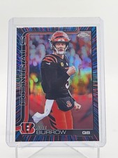 JOE BURROW 2025 TOPPS CHROME NEON PULSE REFRACTOR #61 BENGALS Q5849
