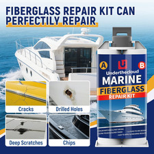 Fiberglass Boat Repair Kit Color Match , Gel Coat Repair Kit for Boats, Marin...