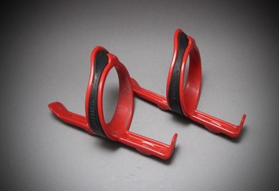 2x Specialized Rib Cage Bottle Cage / Red / Flaschenhalter Rennrad Paar