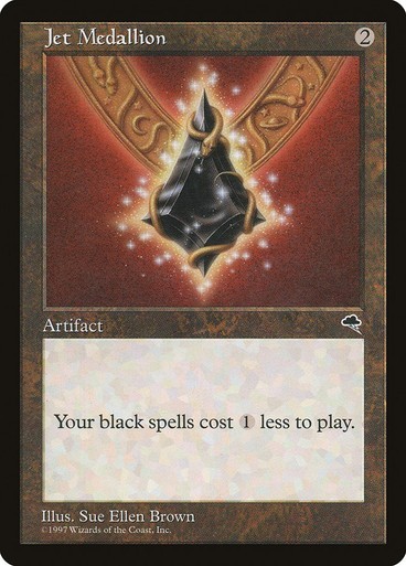 Tempest  MTG   1    Jet Medallion  Magic