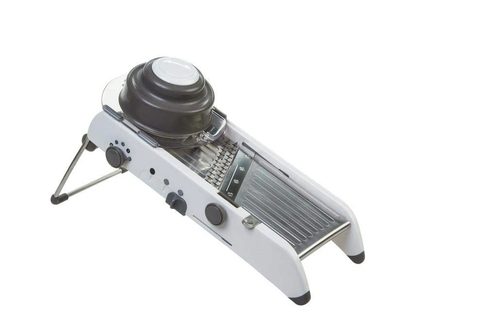 Professional Mandoline - Versatile Slicer with Adjustable Straight, Waffle, a...