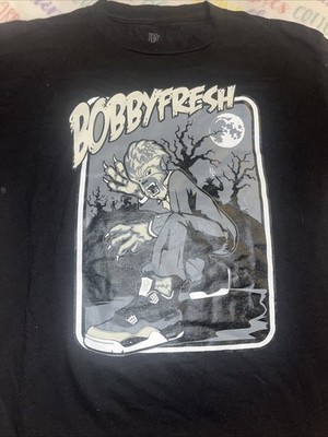 Bobby Fresh Wolf Halloween Shirt Medium Black Spooky