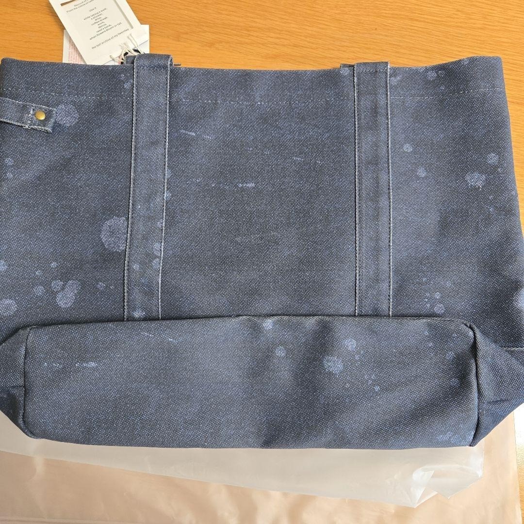BTS RM Indigo Official Denim Tote Bag Limited Edition HYBE