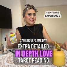 In Depth Love Tarot Reading, Same Hour Psychic Guidance
