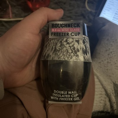 Roughneck 8.5oz Black Wine Glass Freezer Cup