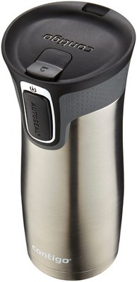 Contigo West Loop 16oz Stainless Steel Travel Mug, Black