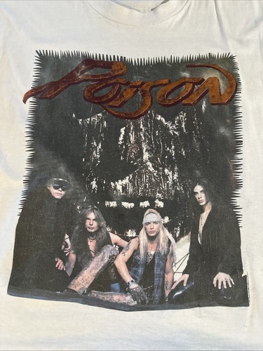 Camicia vintage veleno uomo XL Native Tongue Tour 1993 punto singolo double face - Foto 3 di 9