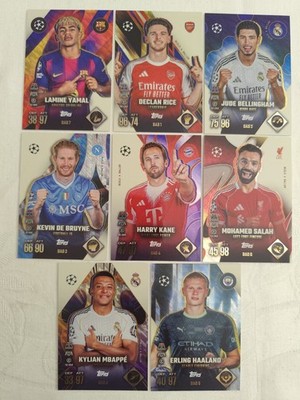 Match Attax Extra 25/26 Build a Baller Set Lot Alle 8 Karten 2025/2026