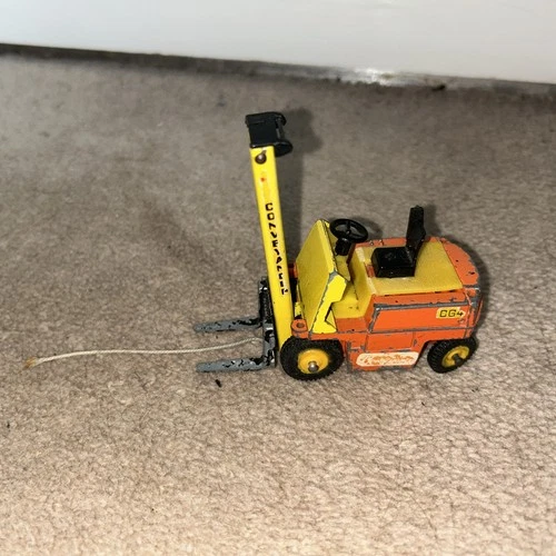 Vintage 1970s Dinky Conveyancer Fork Lift Truck For Spares Repair Restoration