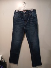 Tommy Hilfiger Jeans Boys 20 Blue Dark Wash Athletic Fit Adjustable Waist Casual