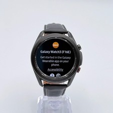 Samsung Galaxy Watch 3 45mm GPS  Cellular Mystic Black with Leather Band