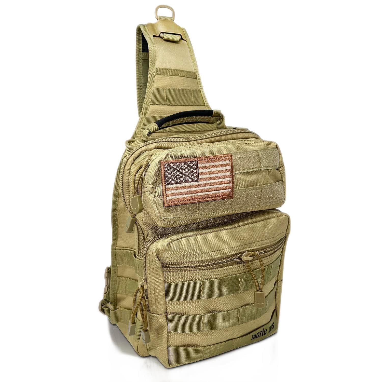 Tactical Sling Bag Military Waterproof EDC Backpack for Diaper Carry