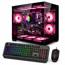 ARBG Gaming PC GeForce RTX 5060, Intel i9, 32GB RAM, 1TB SSD, Win11 WiFi6