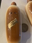 Vintage Hot Dog Salt And Pepper Shakers Virginia Ann Ceramics — photo 6