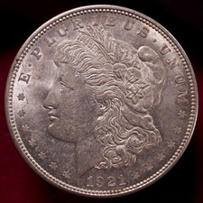 United States Morgan Dollar 1921 D - 0.90 Silver (N2504)