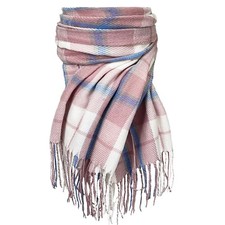 Winter Scarf for Women Cashmere Feel Plaid Warm Long Blanket Scarves Big Grid...