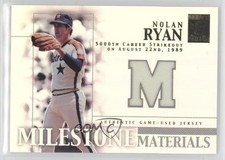 2002 Topps Tribute Milestone Materials Nolan Ryan #MIM-NR HOF 10p1